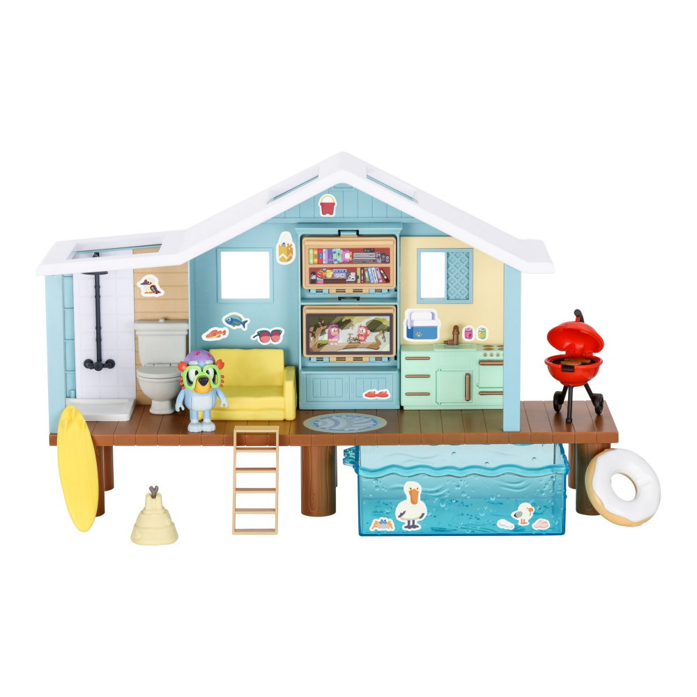 BLUEY Play set with beach cabin