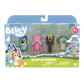 Bluey and friends figure pack - 4 figures Bluey and friends figure pack - 4 figures