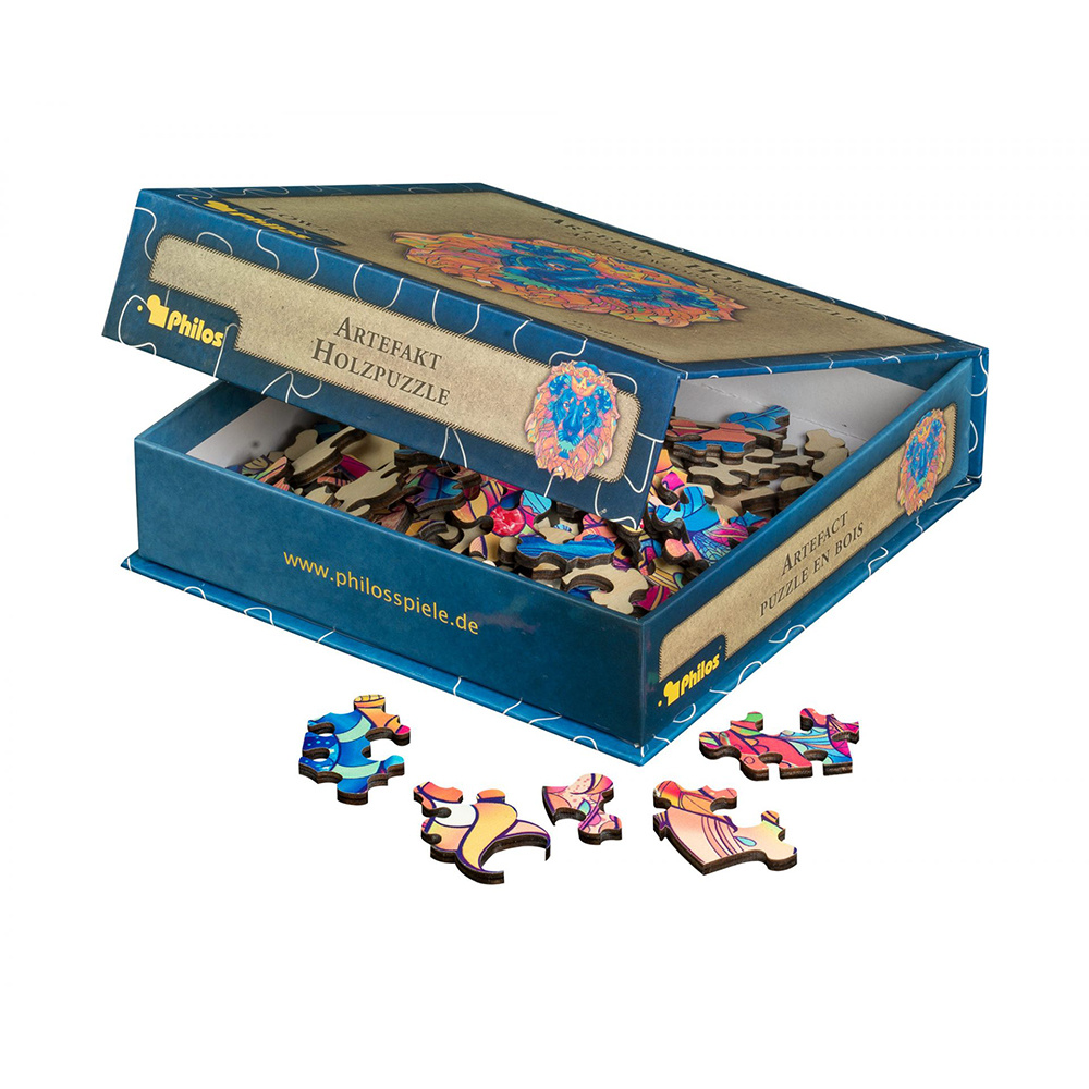 Artefakt Wooden Puzzle - Lion 124 palaa