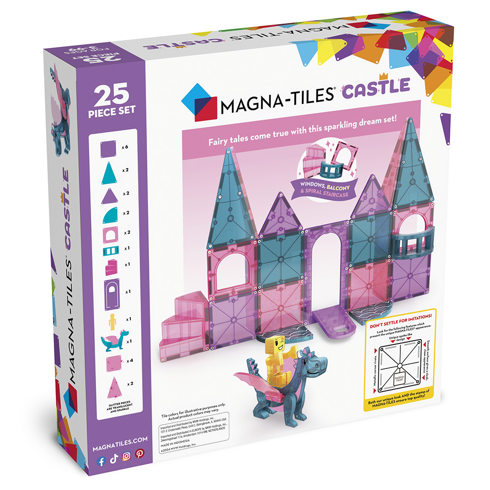Magna-Tiles - Castle Deluxe - 25 pc