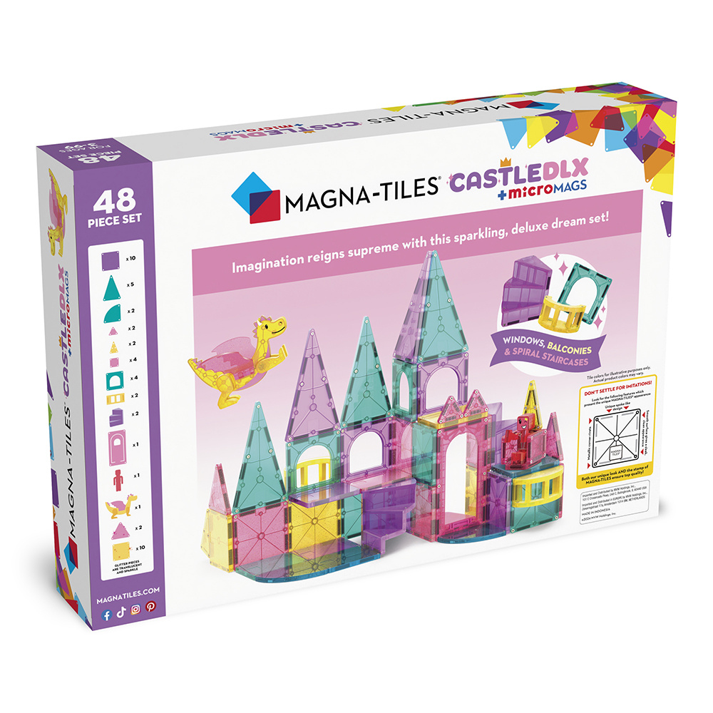 Magna-Tiles - Castle Deluxe - 48 pc