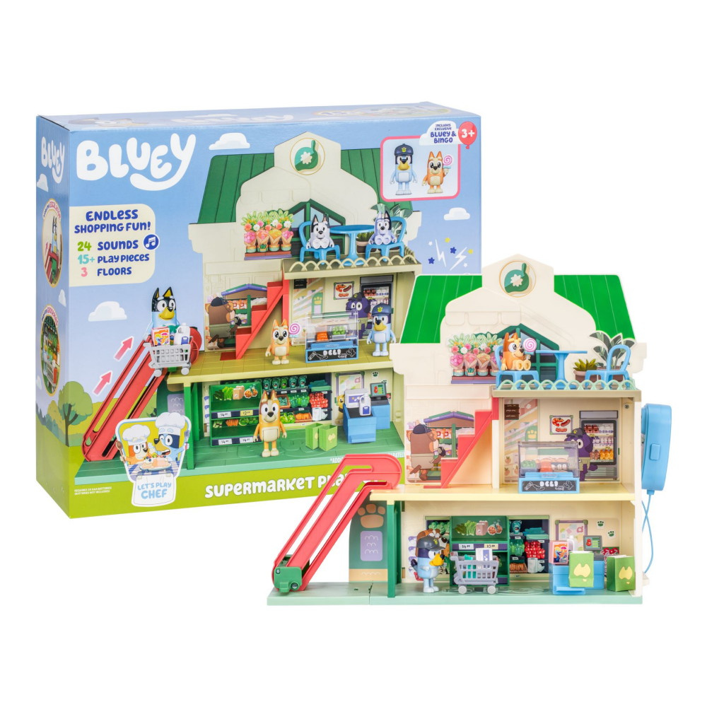 Bluey - Supermarket Playset