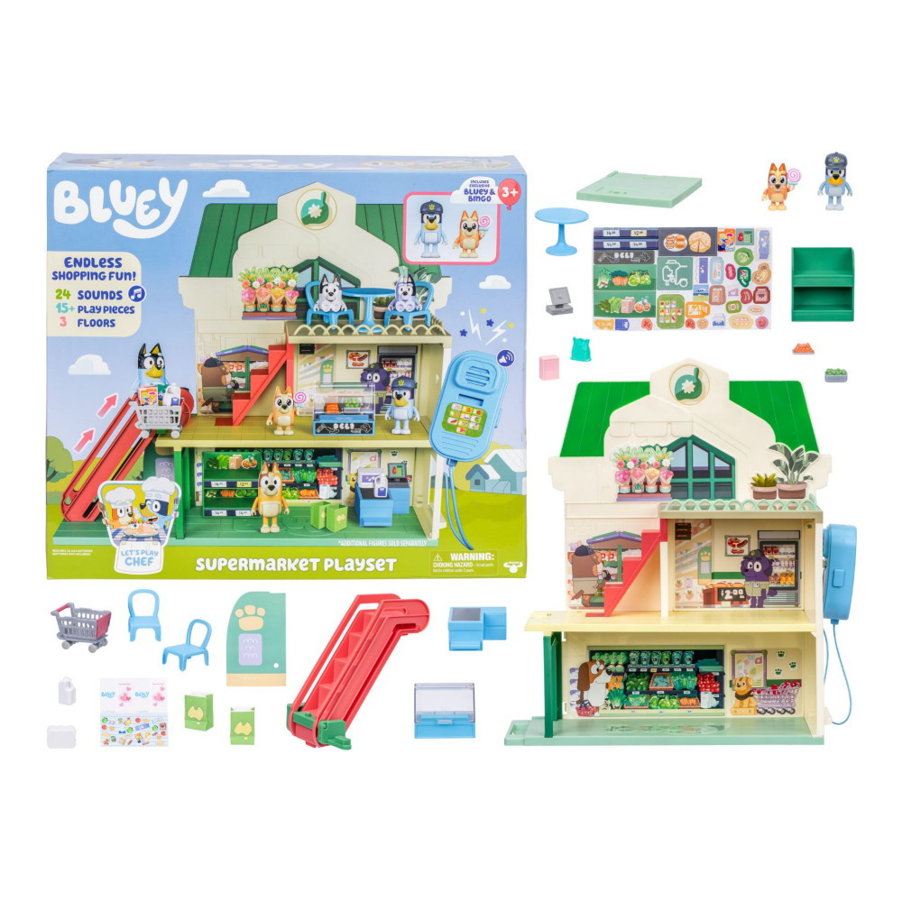Bluey - Supermarket Playset