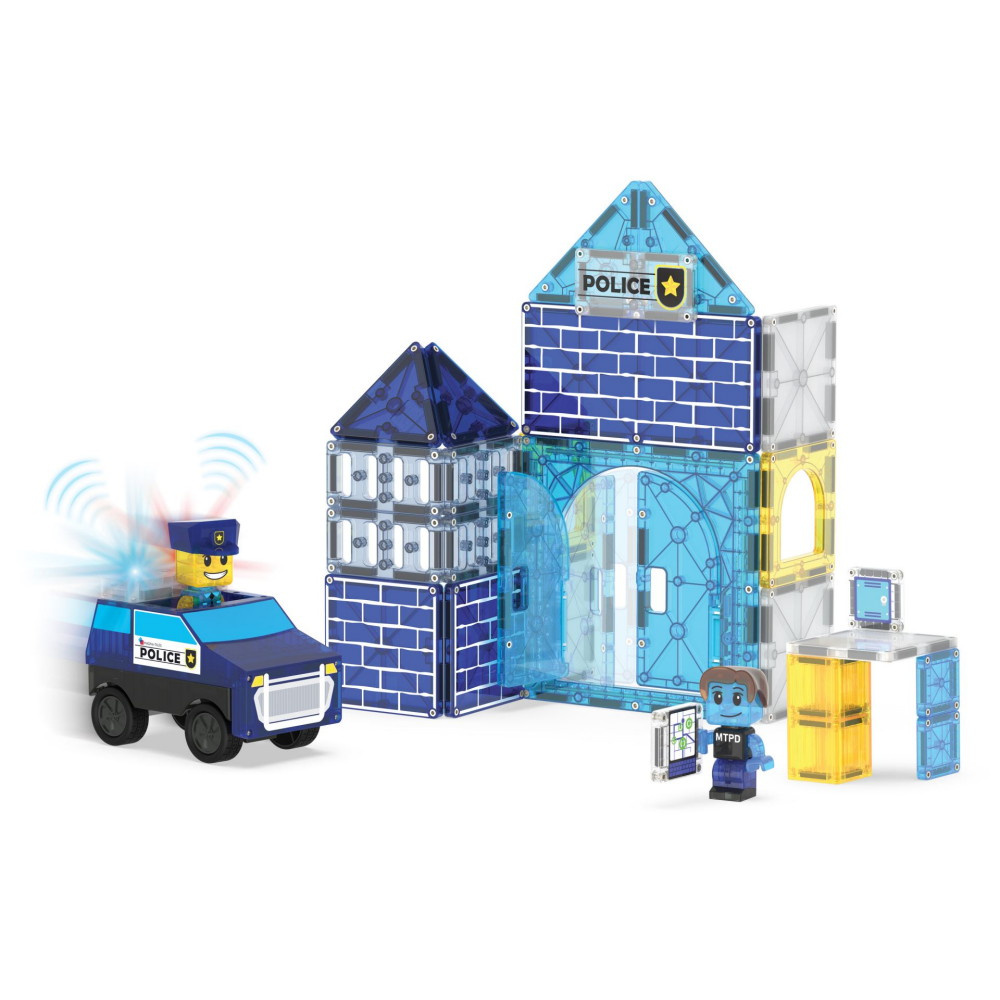 Magna-Tiles Poliisiasema 35 kpl
