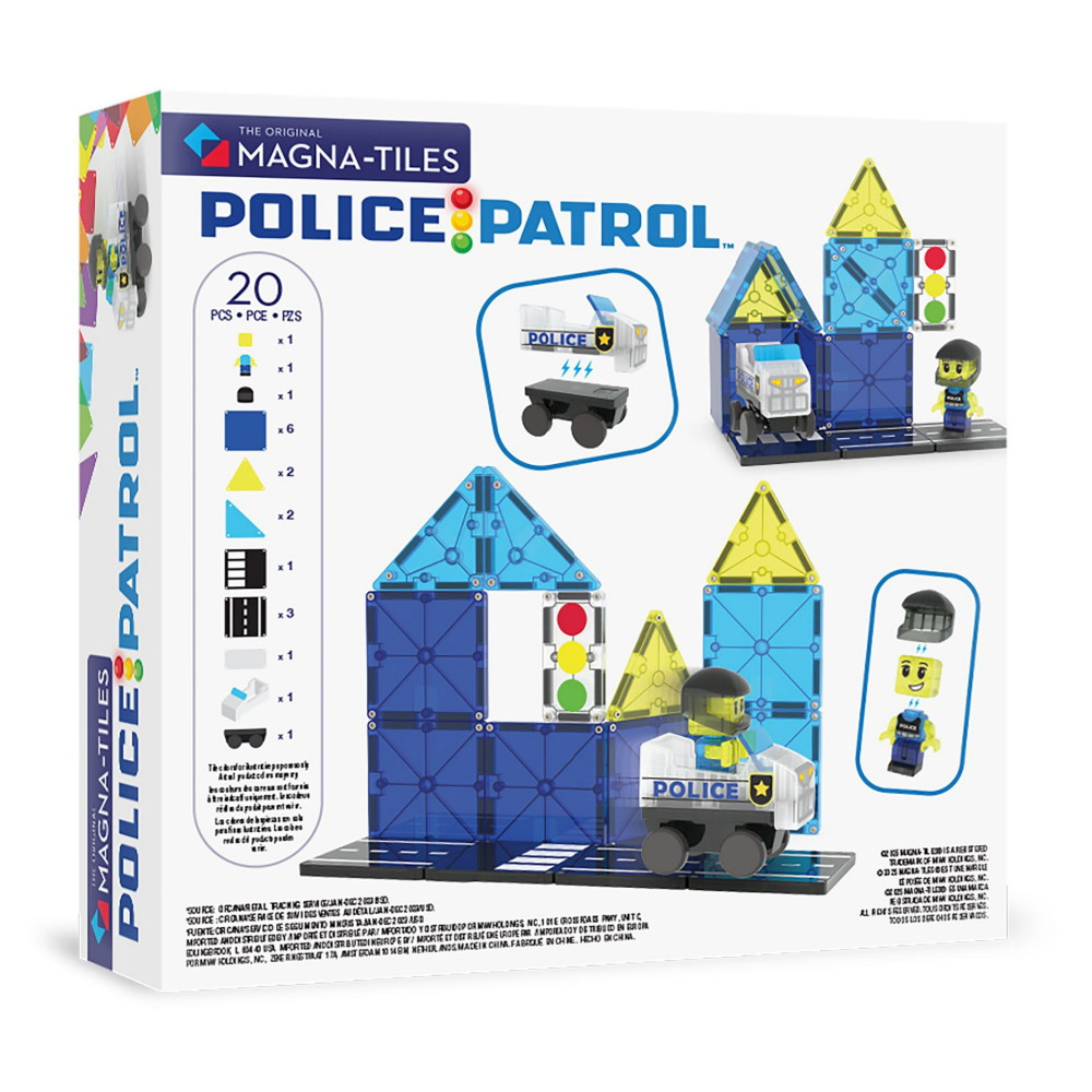 Magna-Tiles Poliisipartio 20 kpl