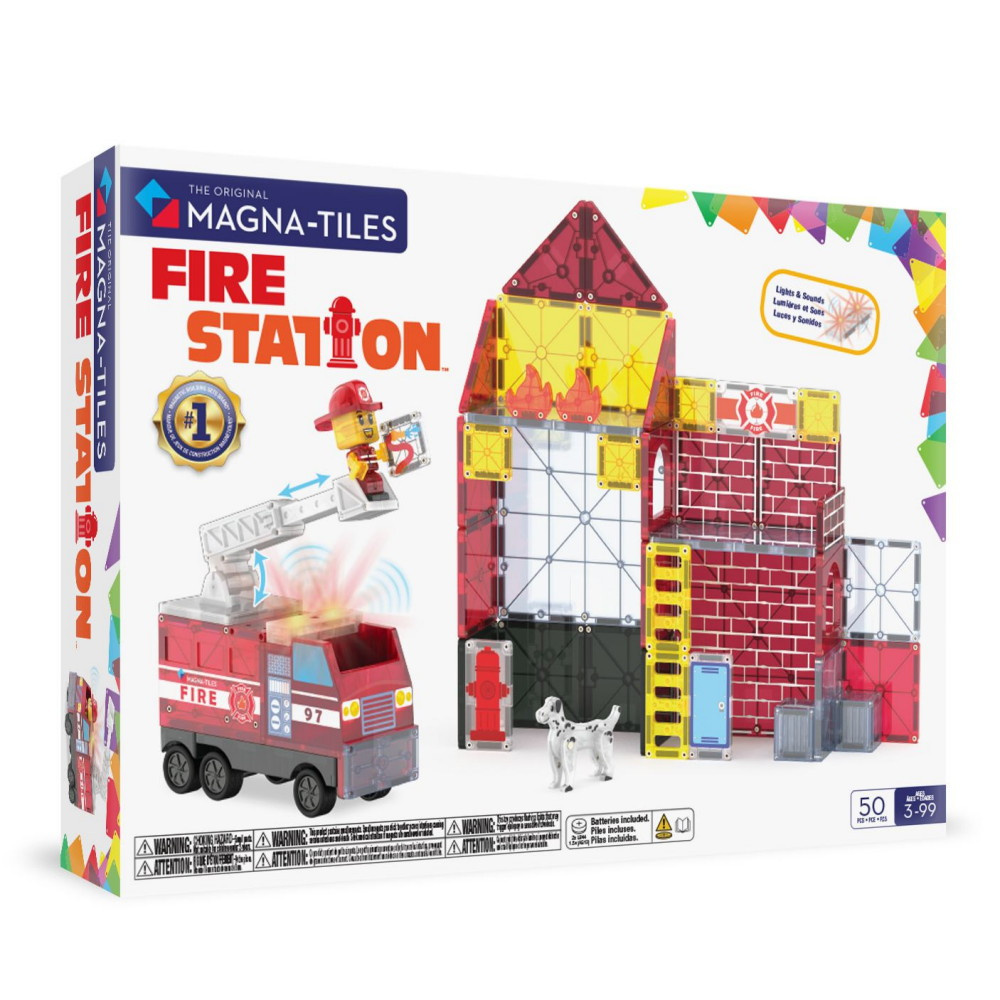 Magna-Tiles Paloasema, jossa on valo ja ääni 50 kpl