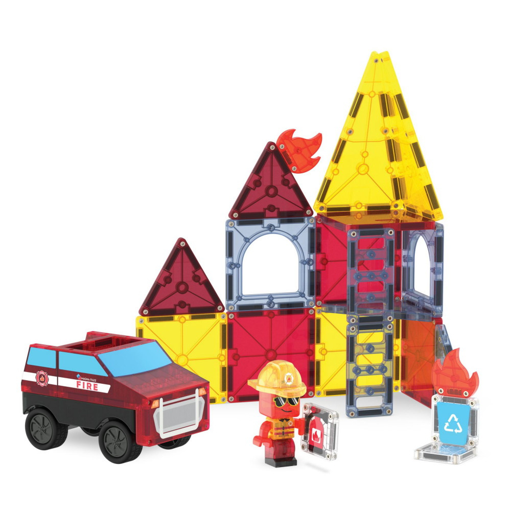 Magna-Tiles Palo- ja pelastusasema 27 kpl