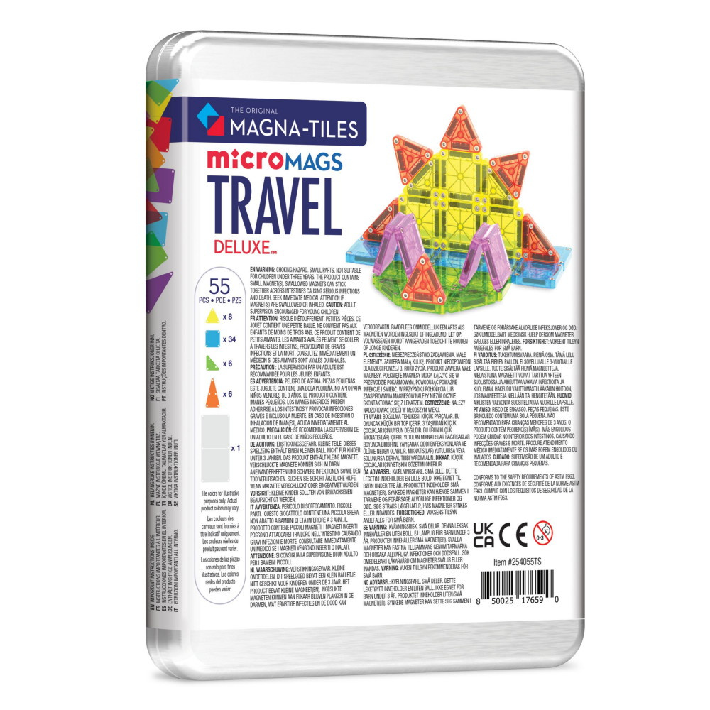 Magna-Tiles Travel Deluxe 55 Pcs