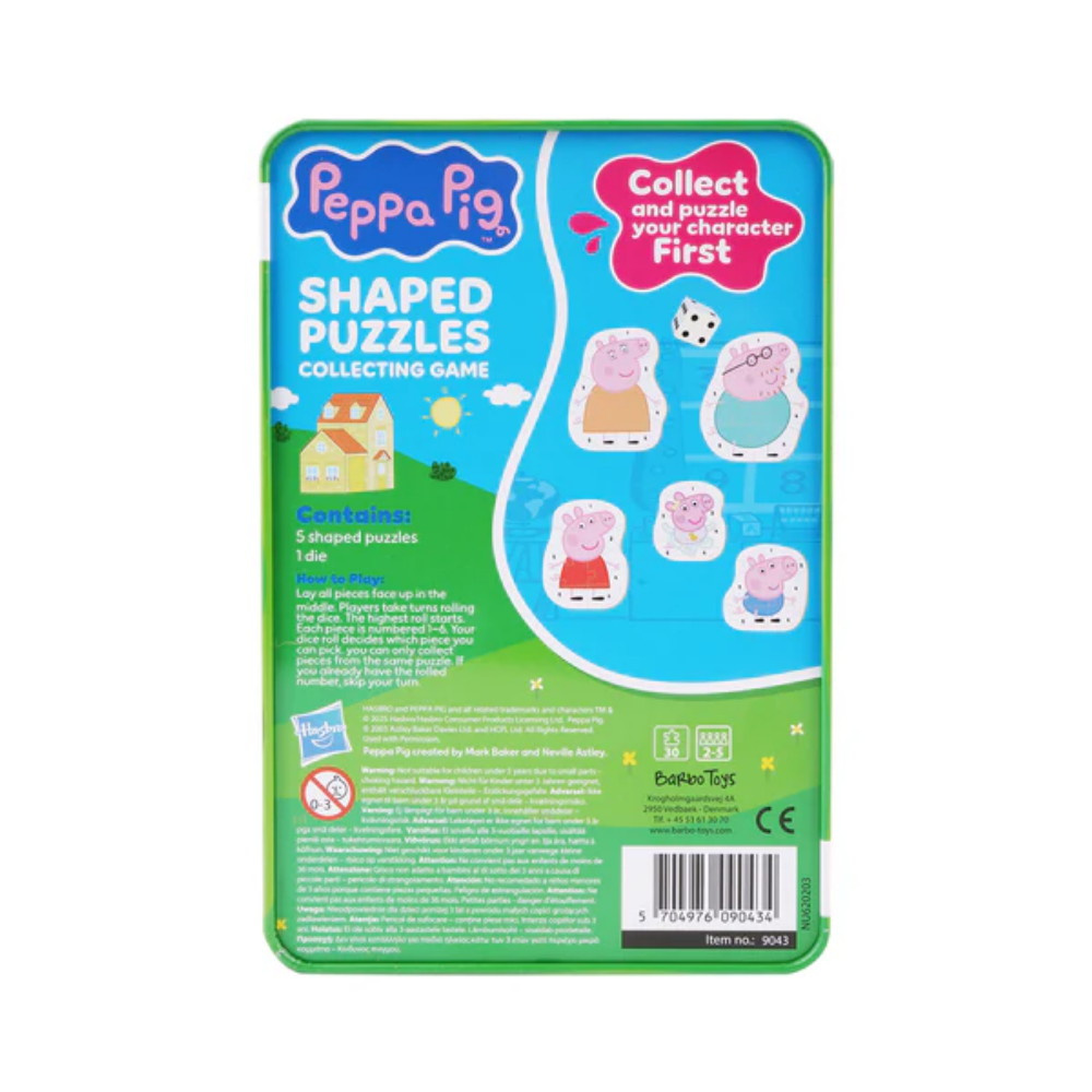 Peppa Pig - Puzzle Game In Tin Box