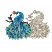 Artefakt Wooden Puzzle - Peacock 132 Palaa Artefakt Wooden Puzzle - Peacock 132 Palaa