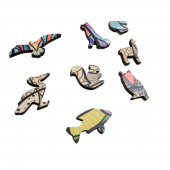 Artefakt Wooden Puzzle -  Fox 143 palaa Artefakt Wooden Puzzle -  Fox 143 palaa