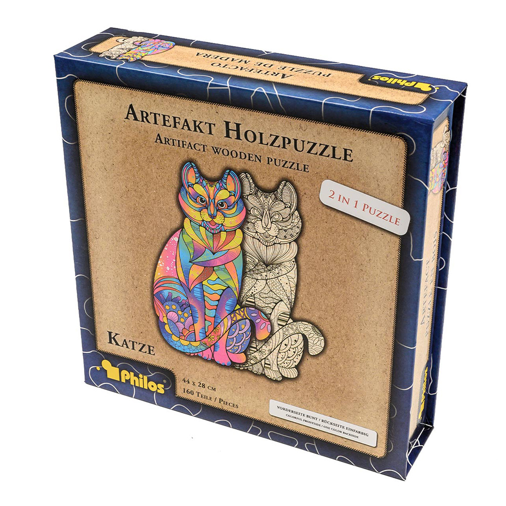 Artefakt Wooden Puzzle - Cat 160 Palaa