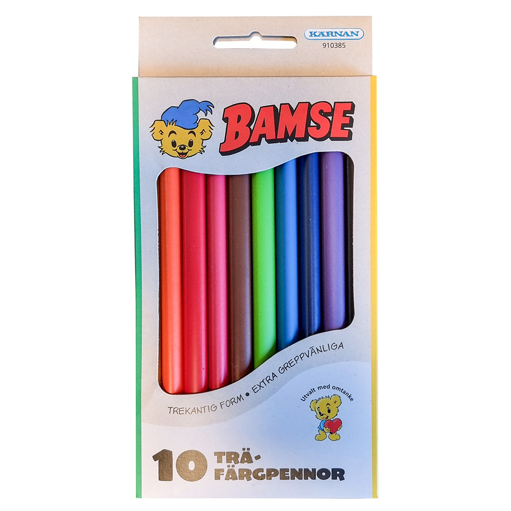 Bamse Värikynät 10 kpl