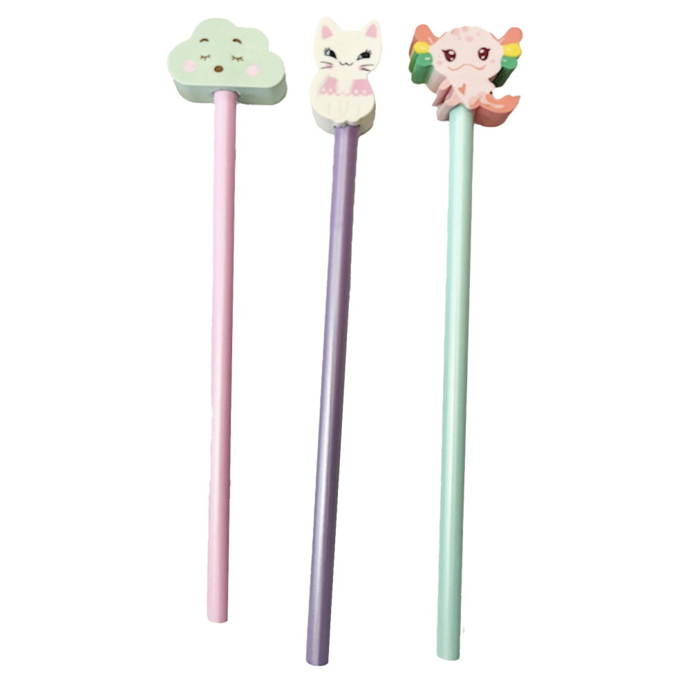 Lyijykynät kumilla, Pastelli