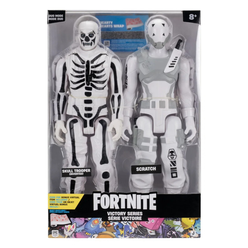 Fortnite Victory Series Duo Mode - Skull Trooper & Scratch - 30 cm