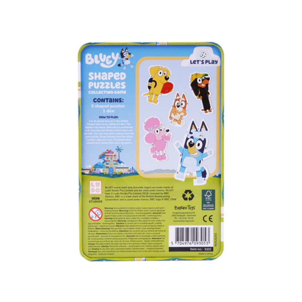 Bluey - Puzzle Game in Tin Box