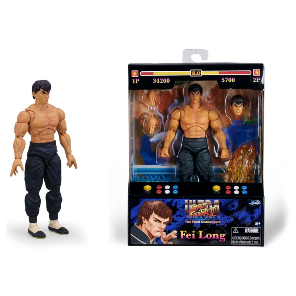 Street Fighter II Figuuri Fei Long 