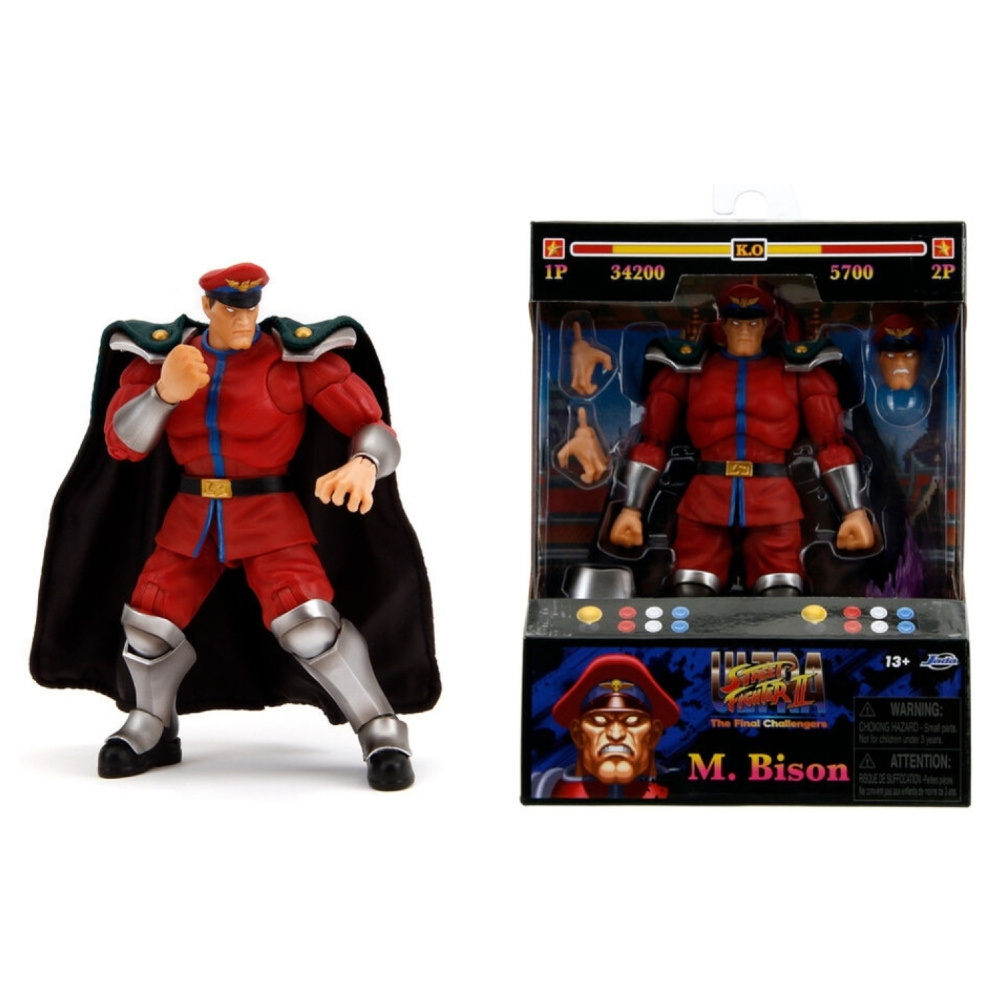 Street Fighter II Toimintahahmo M Bison 15 cm