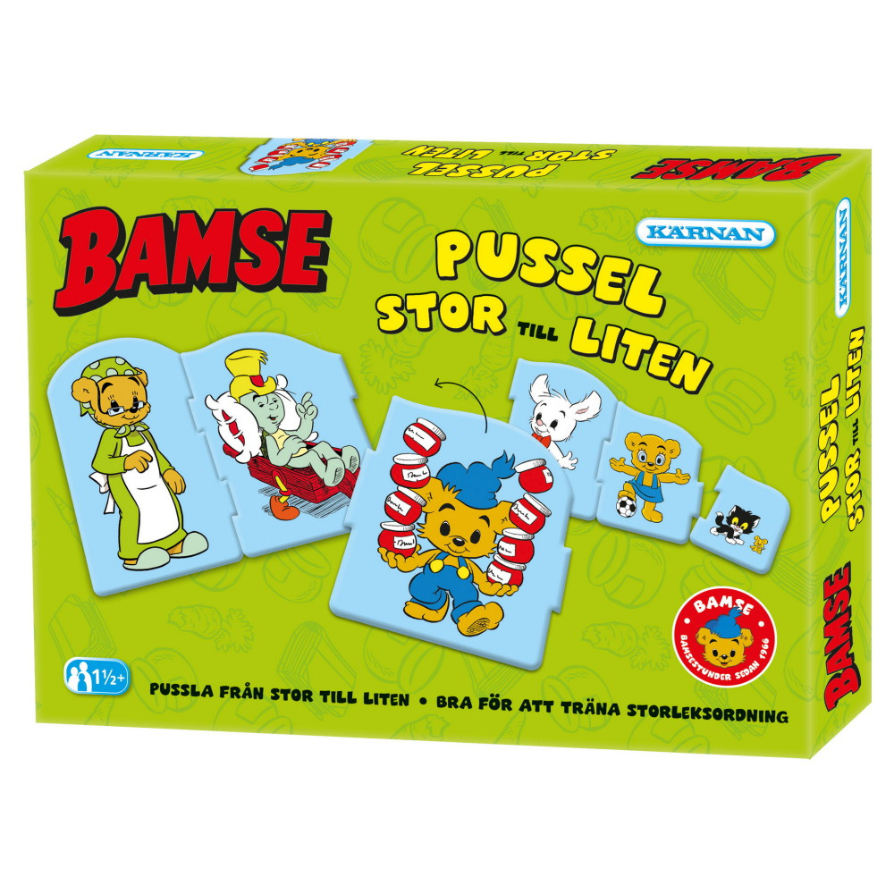 Kärnan Palapeli: Bamse – Suuresta pieneen 6 Palaa