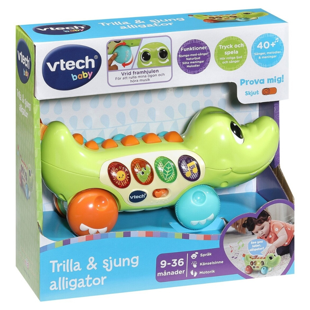 Vtech Lelu Squishy Spikes Alligator 
