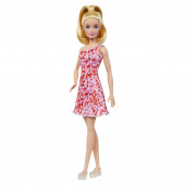 Barbie Fashionista Doll - Pink Floral Dress Barbie Fashionista Doll - Pink Floral Dress