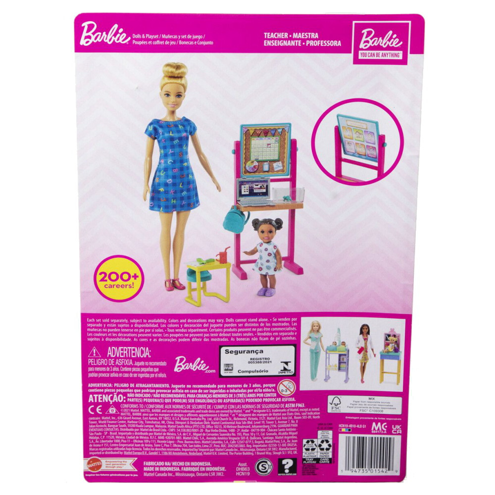 Barbie Career Kindergarten Teacher