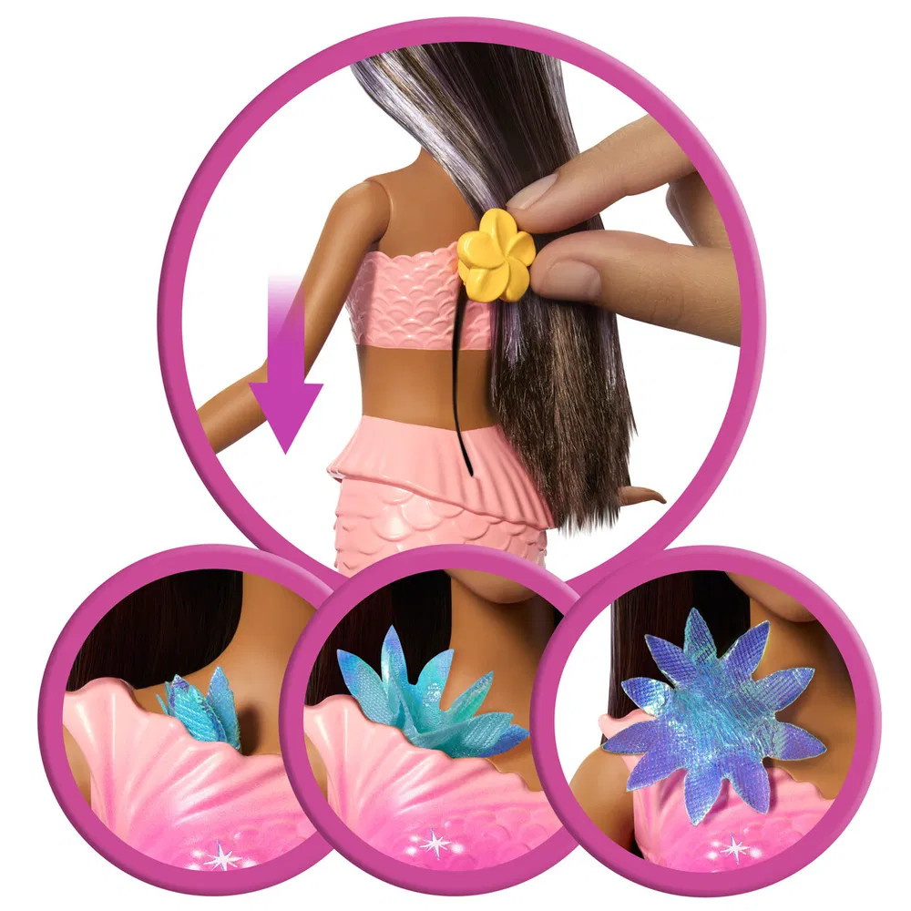 Barbie Flower Magic Mermaid Pink