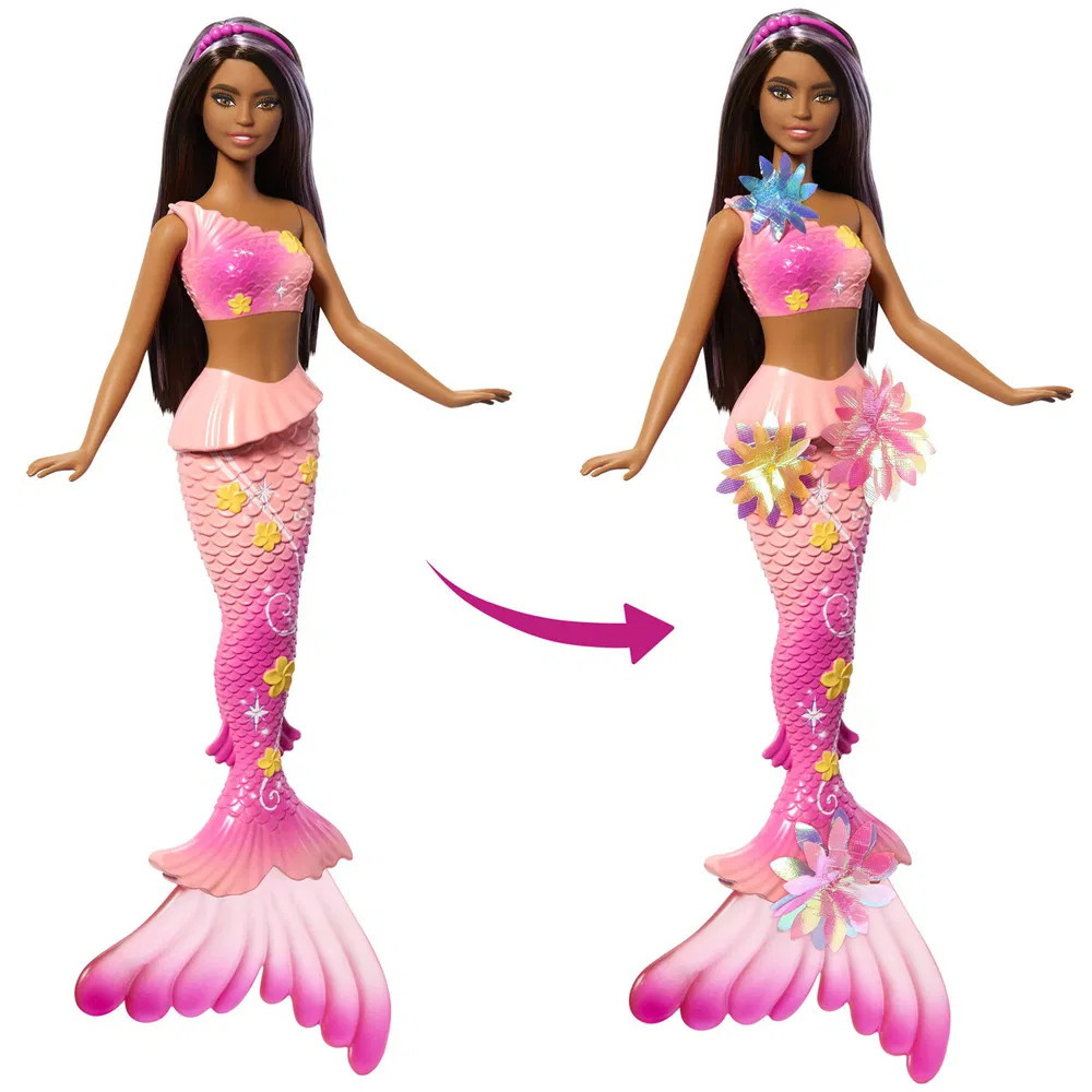 Barbie Flower Magic Mermaid Pink