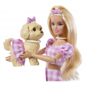 Barbie Twinning Looks - Pet Dog and Matching Pink Clothes Barbie Twinning Looks - Pet Dog and Matching Pink Clothes