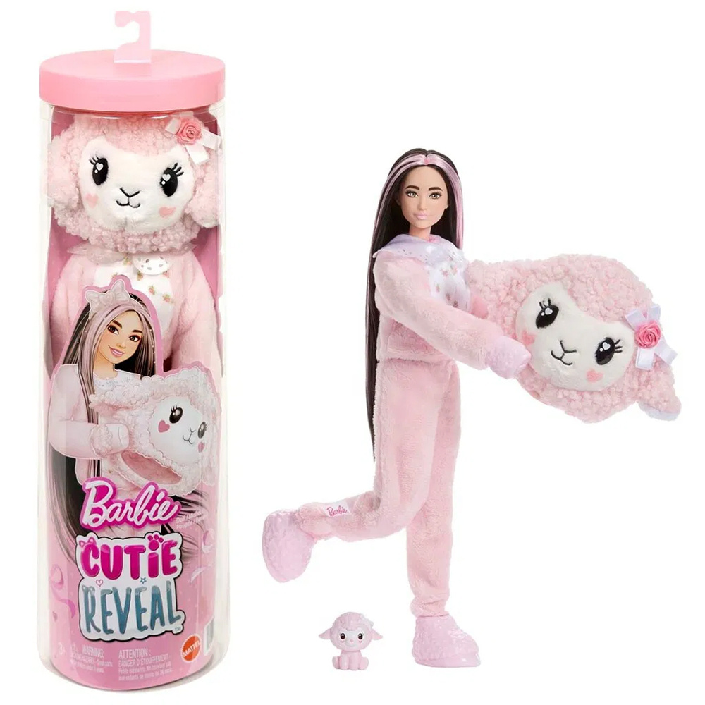 Barbie Cutie Reveal Sweet Bows Pink Lamb