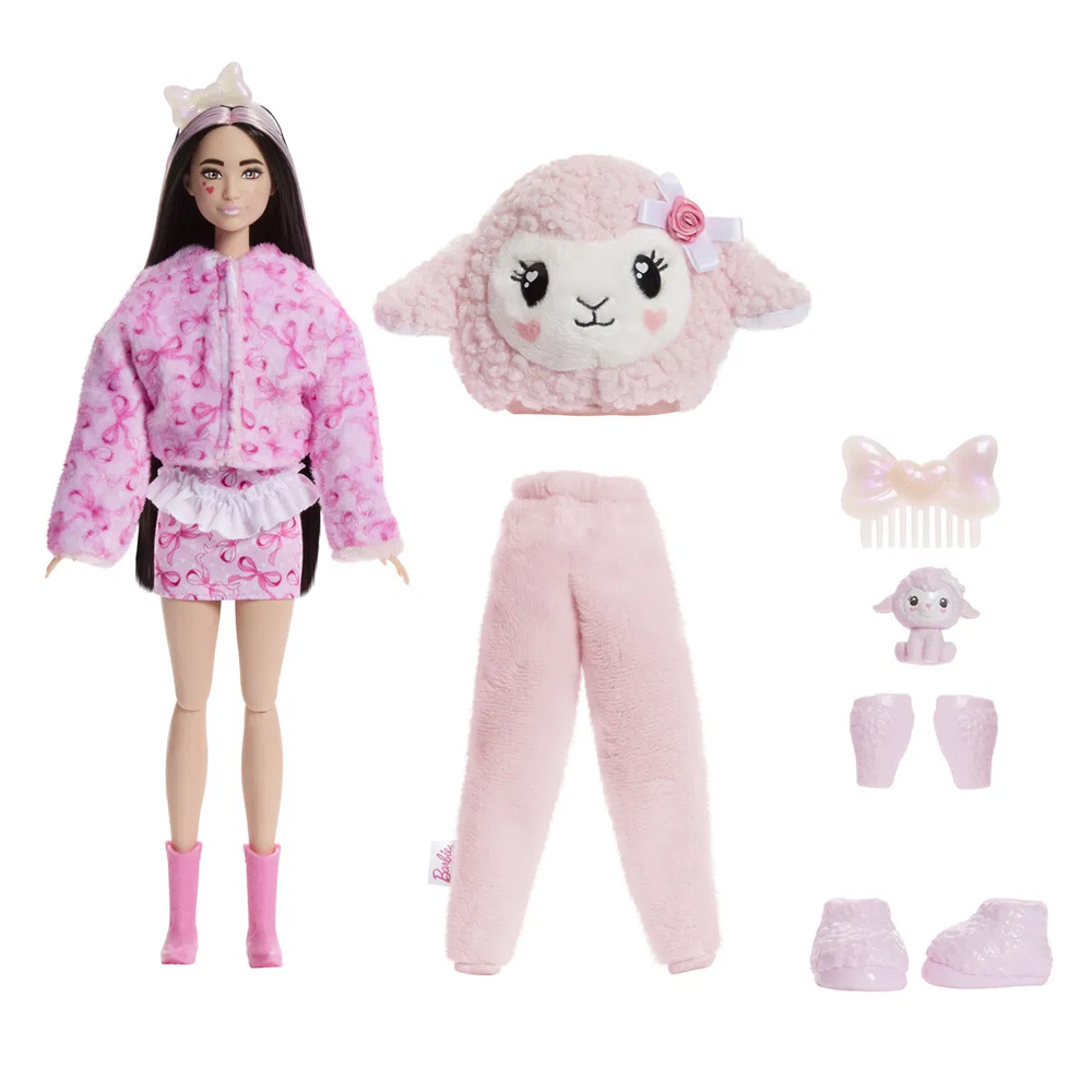 Barbie Cutie Reveal Sweet Bows Pink Lamb
