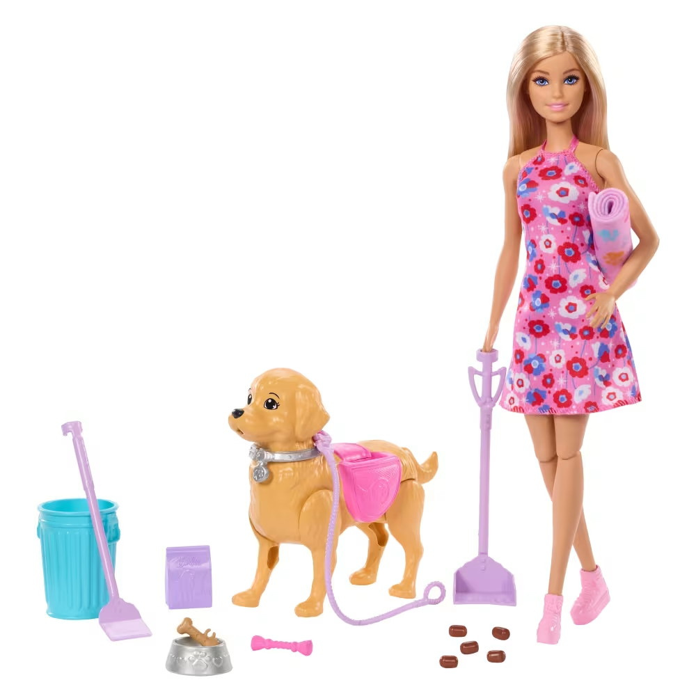Barbie Puppy Walks!