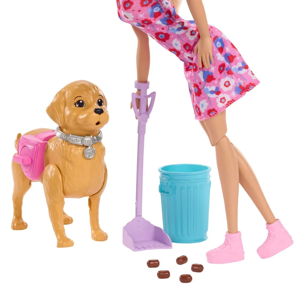 Barbie Puppy Walks!