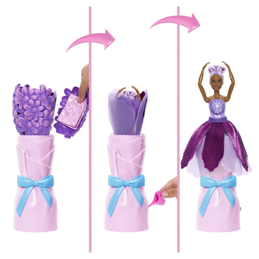 Barbie Petal Pop Fashion Doll Violetti Kaunokainen