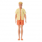 Barbie Fashionista Style Ken - Pisteiset shortsit ja raidallinen paita #252 Barbie Fashionista Style Ken - Pisteiset shortsit ja raidallinen paita #252