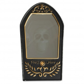 Infinity Mirror Skull Door Greeter Koriste Halloween Infinity Mirror Skull Door Greeter Koriste Halloween