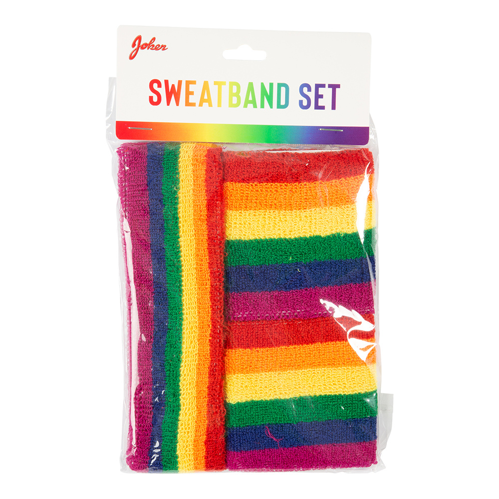 Sweatband set Rainbow
