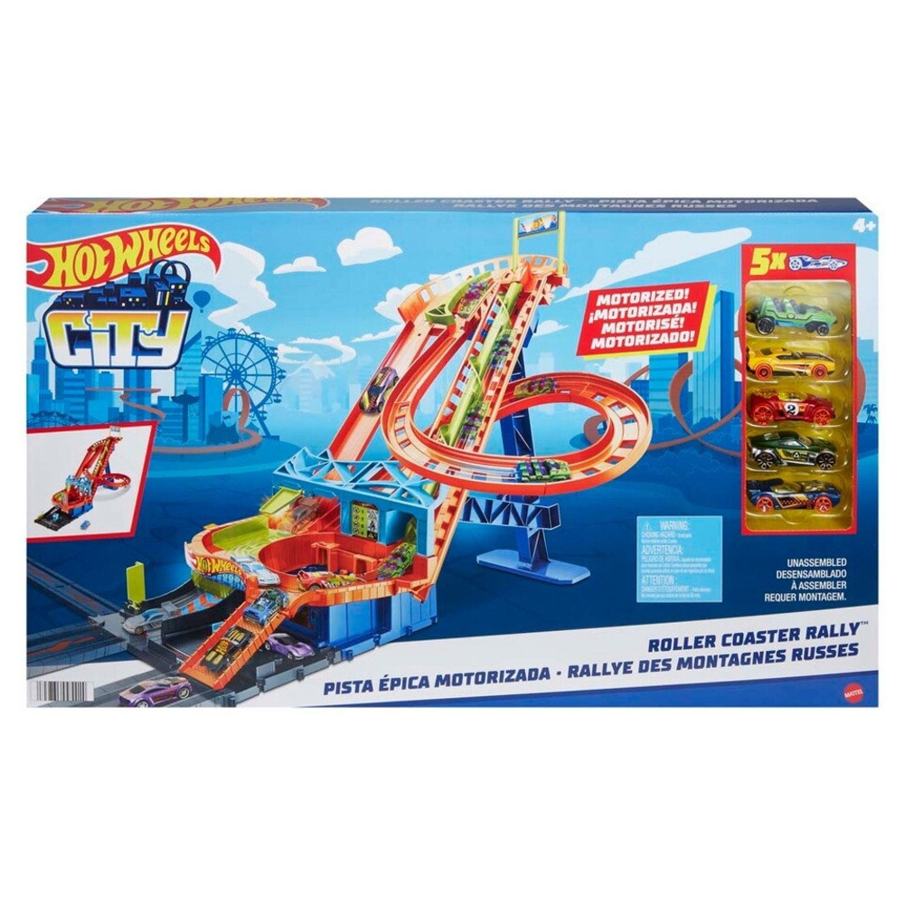 Hot Wheels City Autorata Roller Coaster Rally 