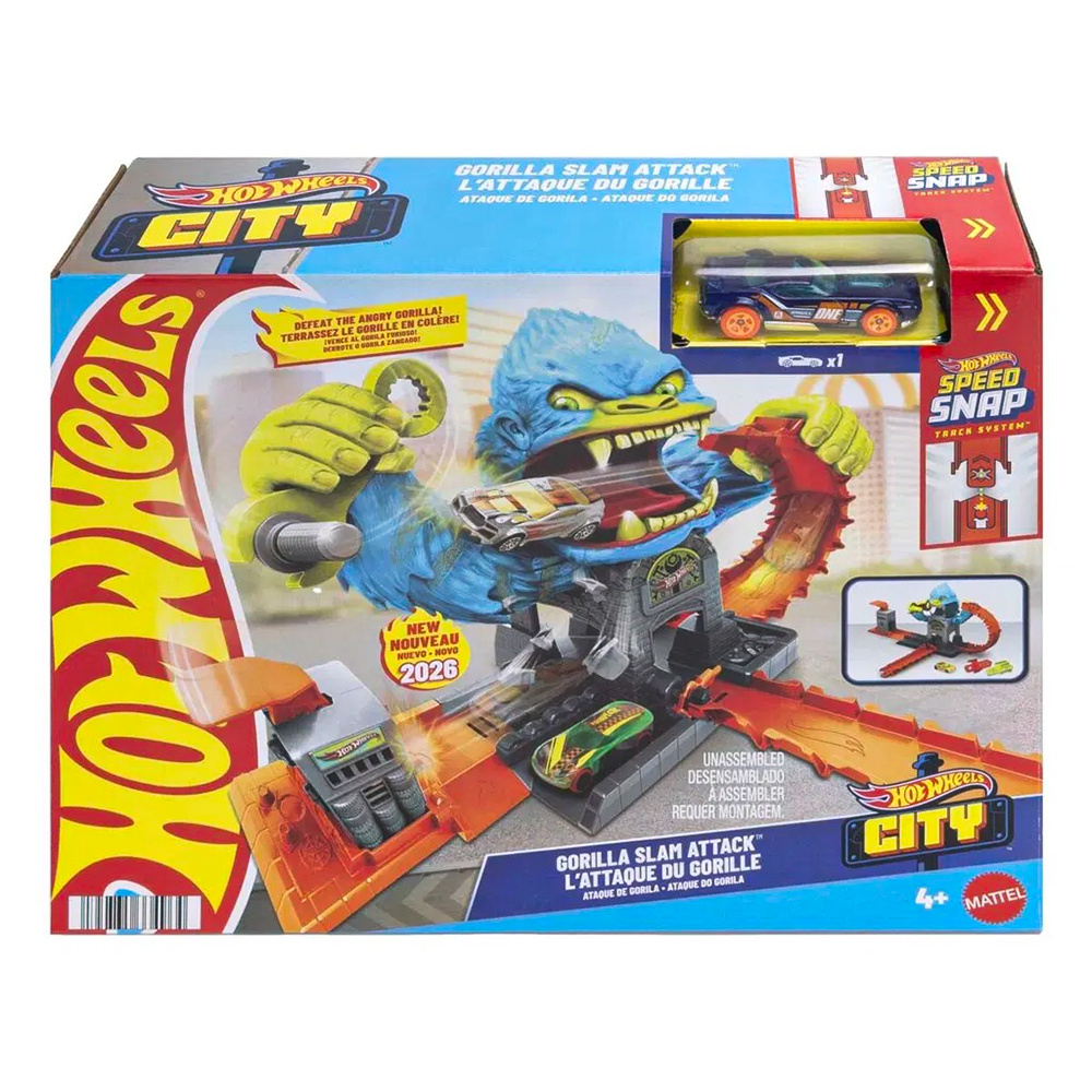 Hot Wheels City Nemesis Gorilla Garage Attack