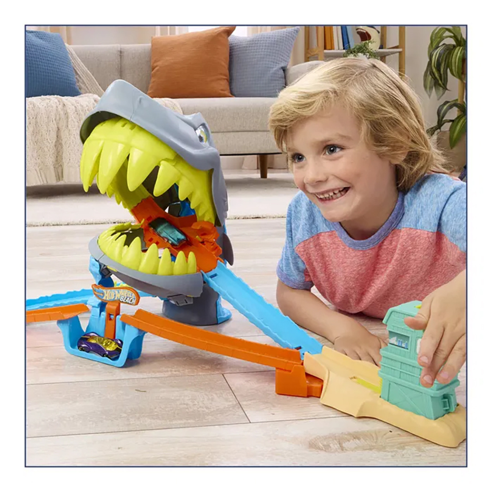 Hot Wheels City Shark Chomp Beach