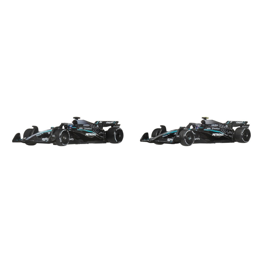 Hot Wheels F1 Racing Premium Auto Mercedes 2 pack 1:64