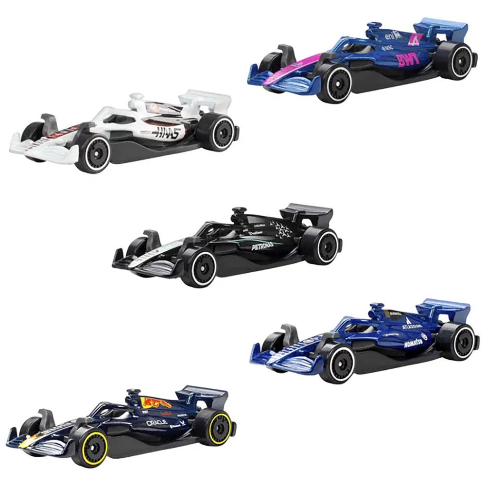 Hot Wheels F-1 Racing 2025 1:64 5-Pack