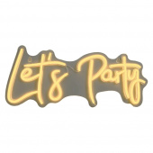 LED Neon Sign - Let's Party LED Neon Sign - Let's Party