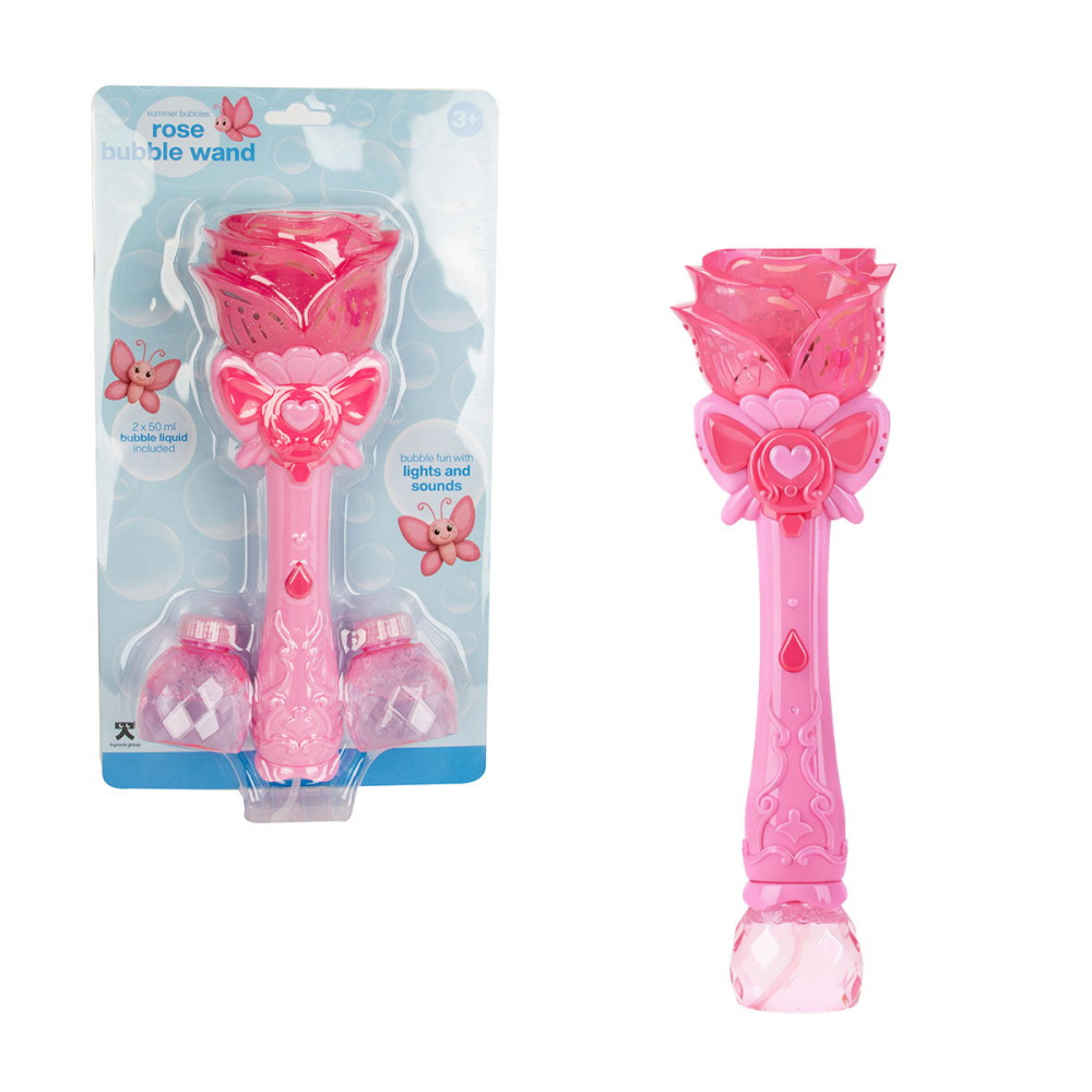 Toyrock Summer Rose Bubbel Wand 