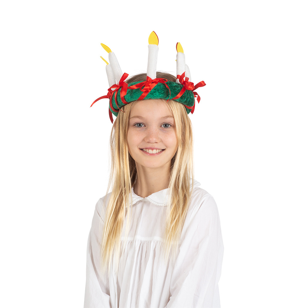 Lucia crown in fabric