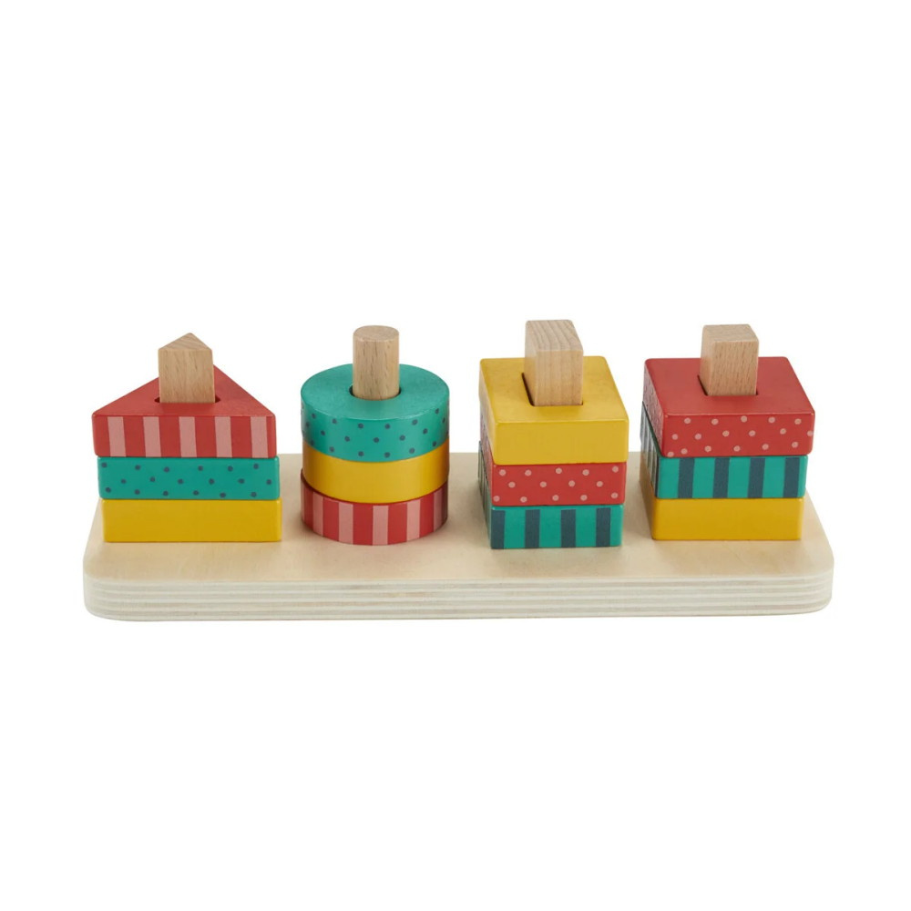 Fisher Price Wood Shape Stacker