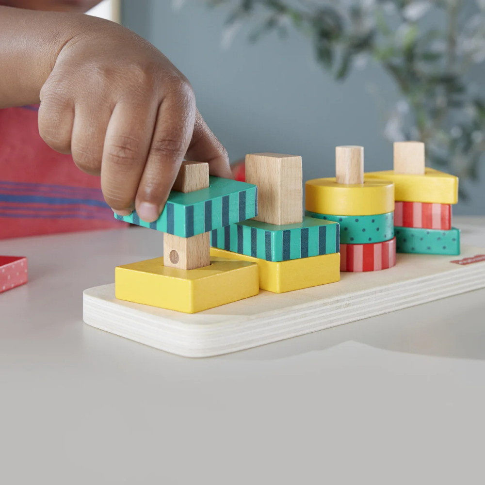 Fisher Price Wood Shape Stacker