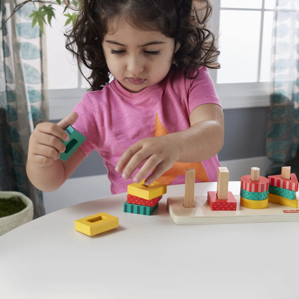 Fisher Price Wood Shape Stacker