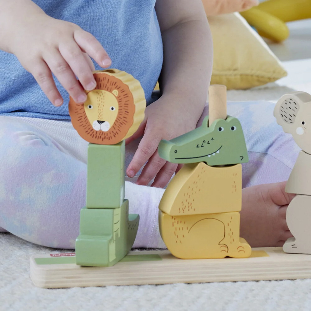 Fisher Price Wood Stack & Sort Animals