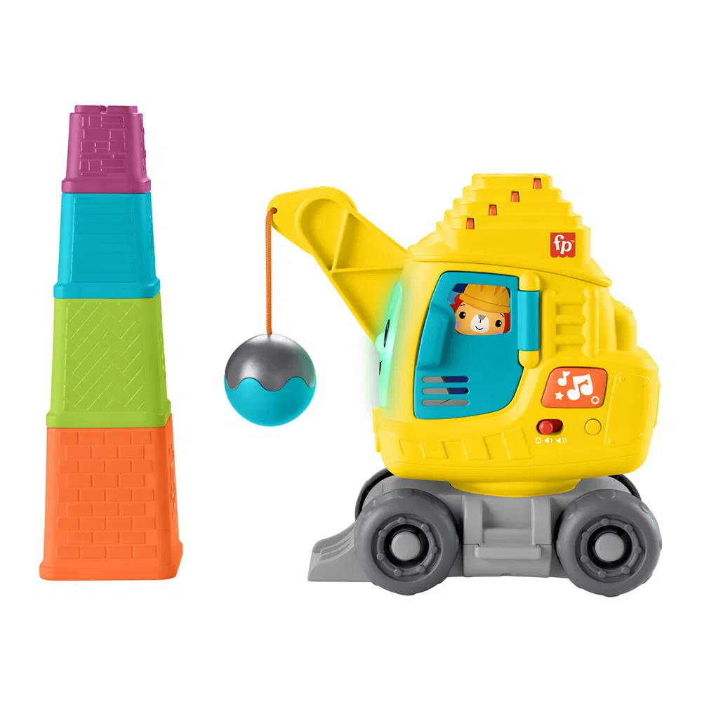 Fisher-Price Laskenta- ja pinoamisnosturi
